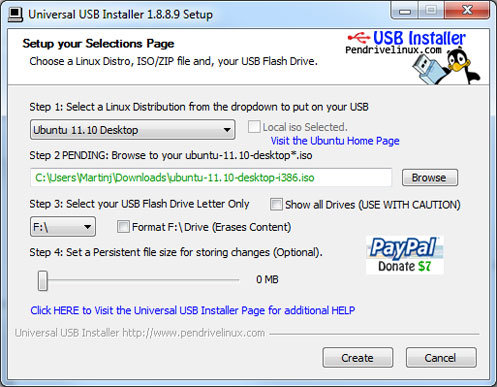 win32diskimager vs universal usb installer